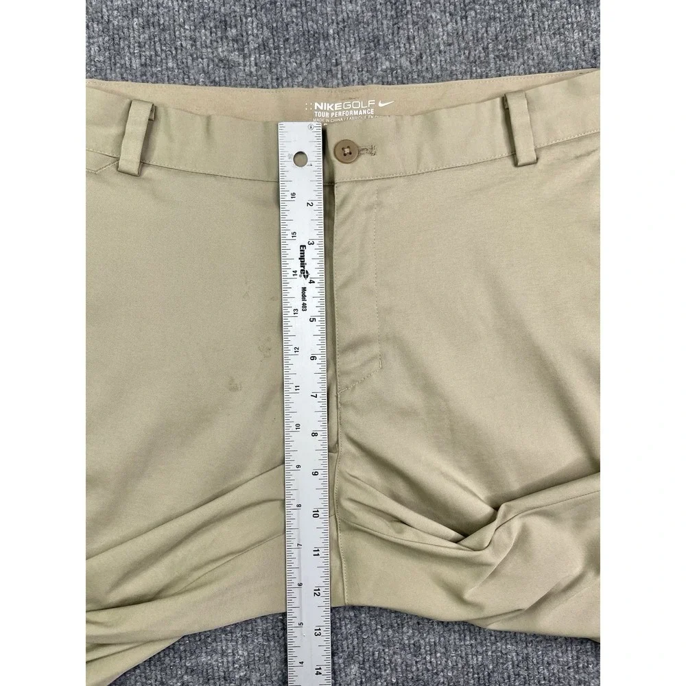 Nike Golf‎ Pants Mens 34x30 Khaki Tour Performance Chino Trousers 639779-235